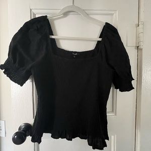 Madewell fitted top! Super cute - size medium